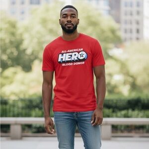 Delta Soft All-American Hero Blood Donor T-Shirt
